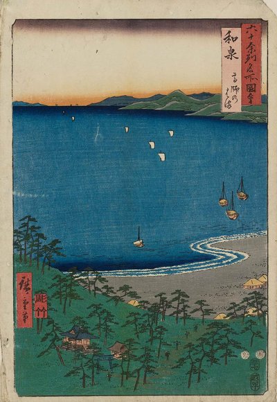 Izumi Provinz: Takashi Strand von Utagawa Hiroshige